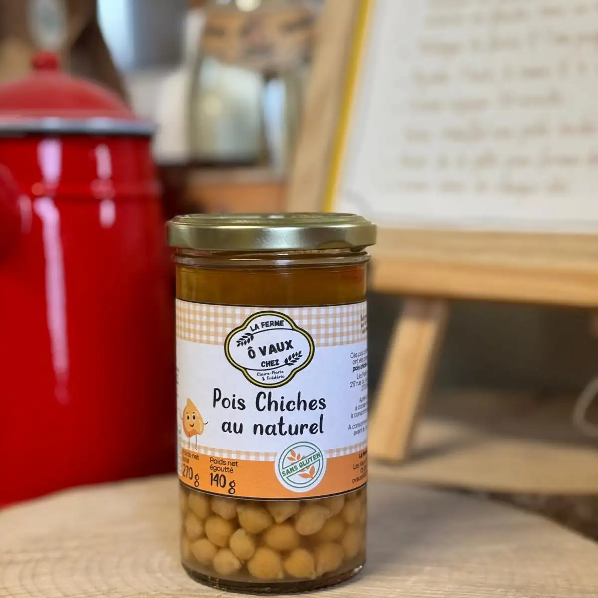 Pois-chiches au naturel